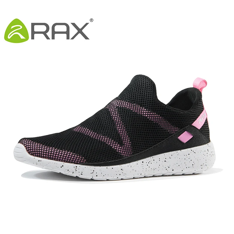 Rax/новые женские легкие кроссовки для бега дышащие, для активного отдыха и спорта, обувь без шнуровки, походные кроссовки, прогулочная обувь