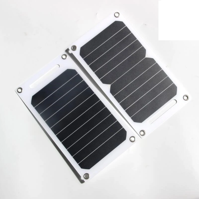 BUHESHUI 10W 5V Solar Charger Portable Panel Outdoor Power Bank Solution Sunpower Free Shpping | Электроника