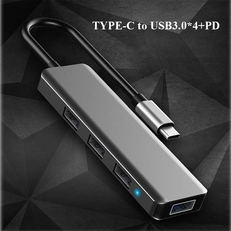 Многофункциональная док станция USB Type c для 3 0 RJ45 VGA адаптер MacBook Samsung Galaxy S8 S9 HUAWEI