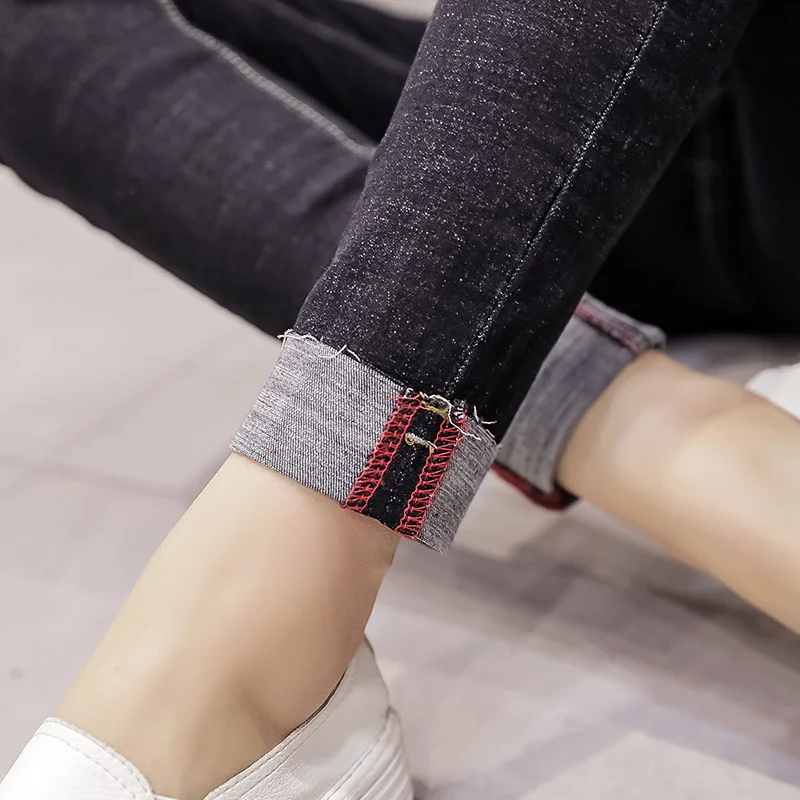 Одежда для беременных джинсы 2018 Весна и лето новые модные длинные облегающие