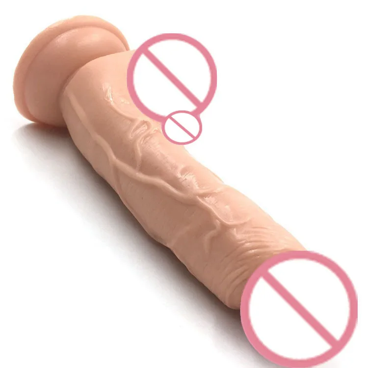 Большой дилдо большой искусственный пенис мягкий реалистичный фаллоимитатор с