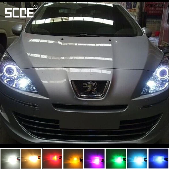 Автомобильный Стайлинг SCOE 2x6SMD светодиодный Передний габаритный фонарь