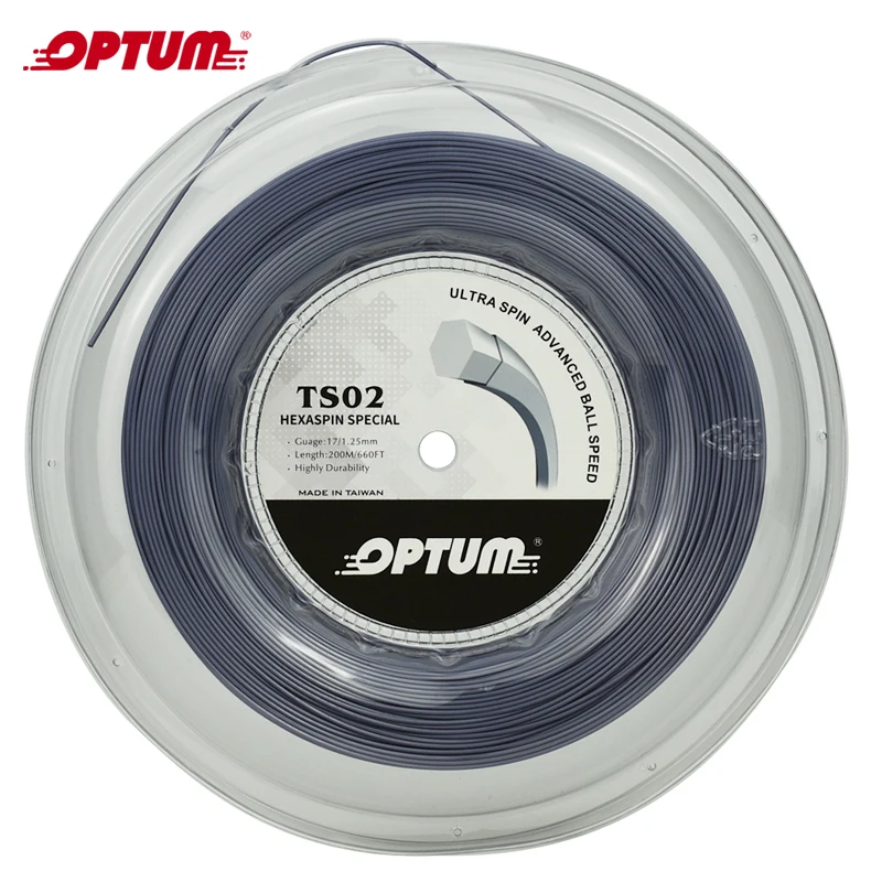 Особая Шестигранная теннисная нить OPTUM HEXRASPIN 1 25 мм полиэфирная ракетка с верхним
