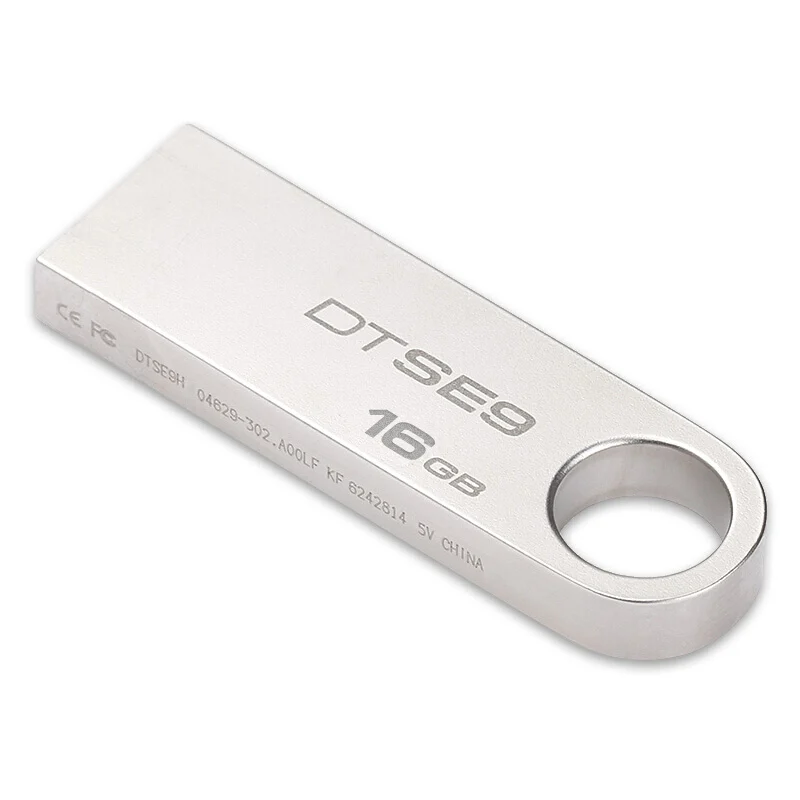 DTSE9H-DJ MUSIC Kingston Usb флеш-накопитель 2,0 16 Гб Флешка карта памяти Usb ключ DTSE9 32 Гб металлическая Флешка DJ музыка U диск - Цвет: DTSE9H-DJ MUSIC