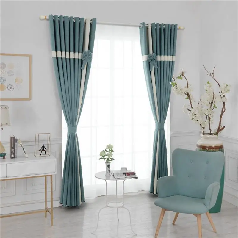 MODEL E Спальня короткий Infantil Zaslony Gardinen Cortinas Cocina Firanki Na Okno для гостиной Pour Le Salon Rideaux роскошные шторы - Цвет: MODEL E