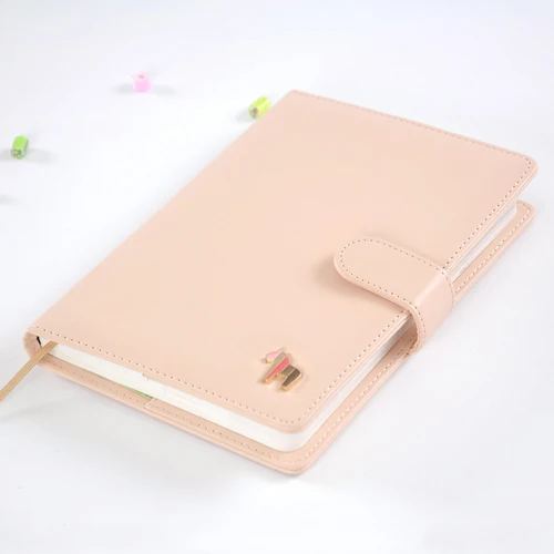 Light Pink Еженедельник милый блокнот без ограничений на год креативный студенческий дневник с расписанием книга цветные страницы подарок школьные принадлежности - Цвет: Light Pink
