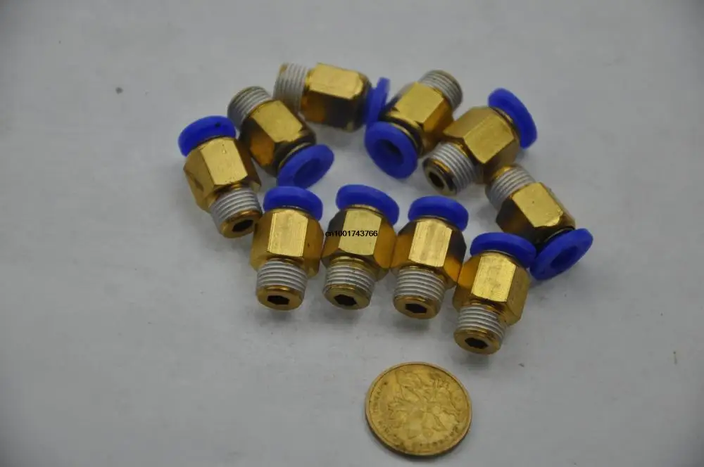 1/4OD до 1/8 BSPT Резьба пневматическая наружная прямая/one touch фитинги SNS pnematic parts/quick