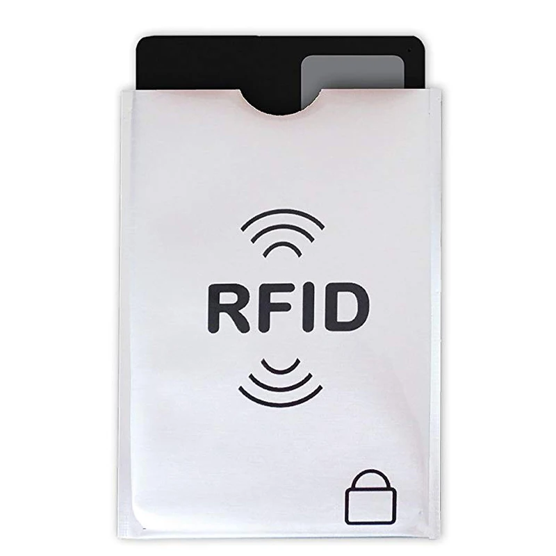 12 шт RFID Блокировка рукава Противоугонная RFID визитница RFID Блокировка рукав идентификация 10 Кредитная карта 2 паспорт кошелек карман