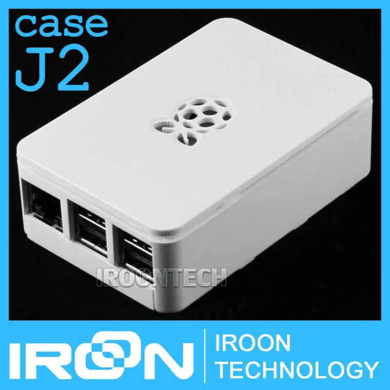 case J2: Official Original Case Box for Raspberry PI 3 model B PI3 and 2 White ABS Plastic Cover Shell Enclosure Housing | Компьютеры и