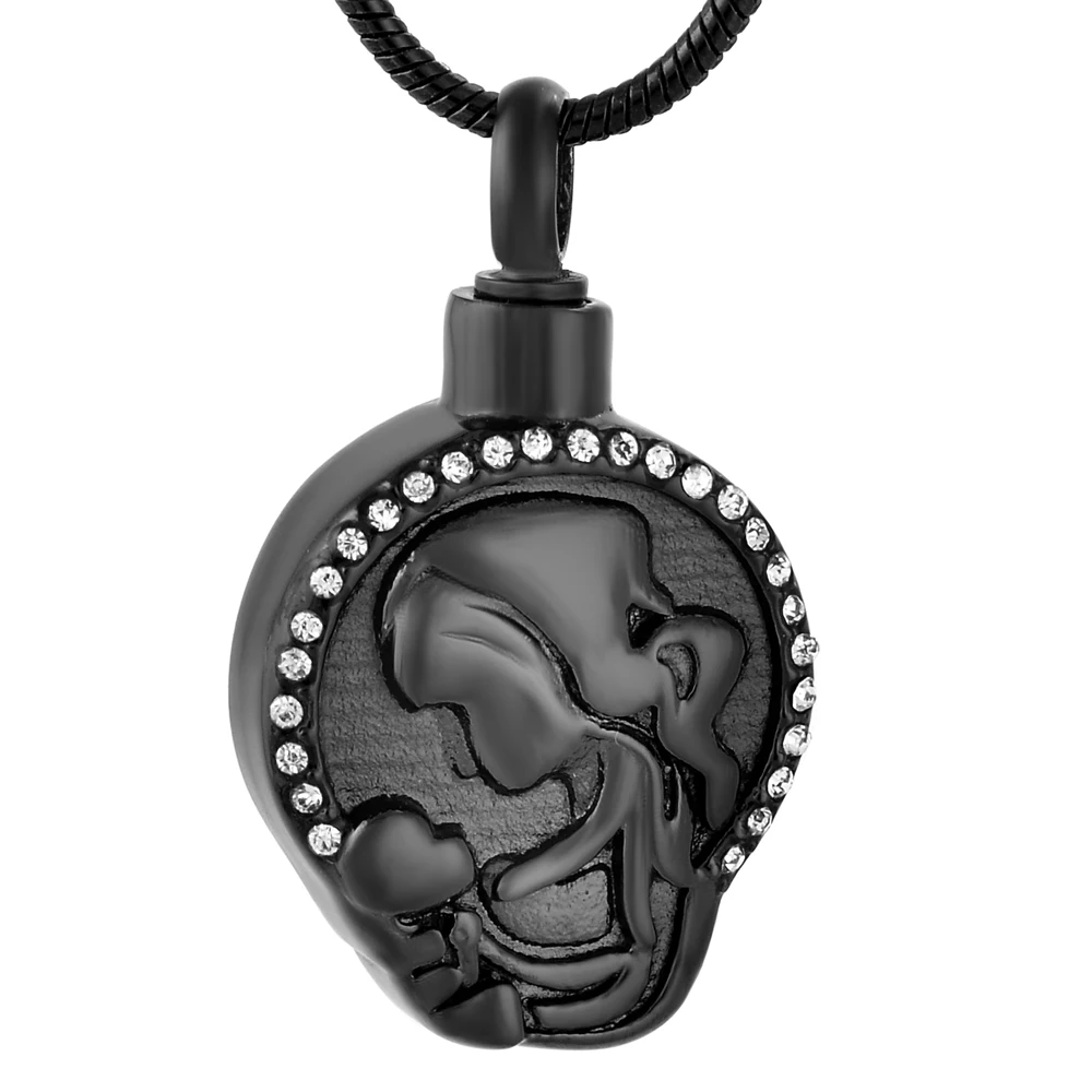 IJD9773 украшения из нержавеющей стали для кремации с надписью Mother & Baby Forever Love