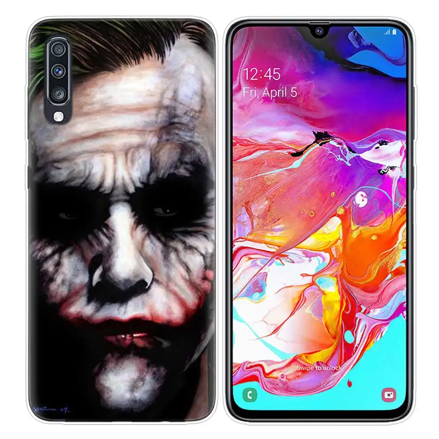 Клоун Джокер установлены на заднюю панель телефона чехол для samsung Galaxy S10E S10 плюс A50 A30 A70 A40 A40S A10 A10E A20 A60 A80 A90 A20E крышка