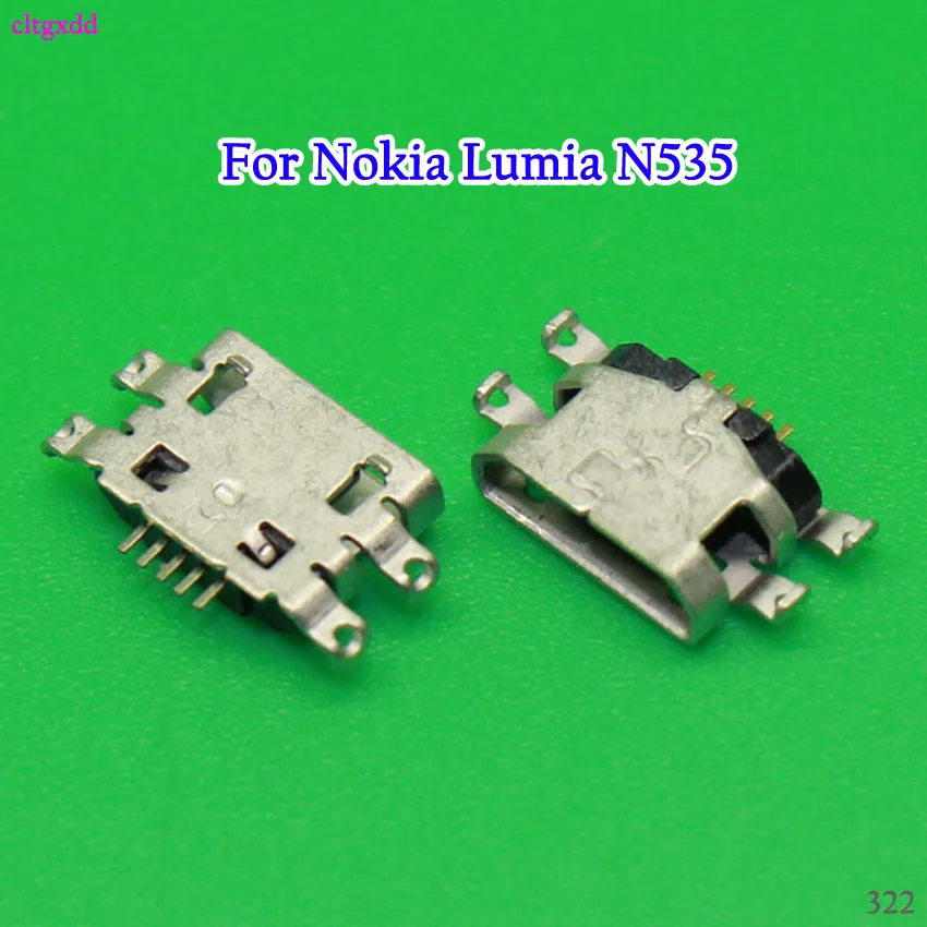 Cltgxdd 10 шт./лот Micro Usb разъем для зарядного порта док-станции Nokia Lumia N535 532 A501 502 535