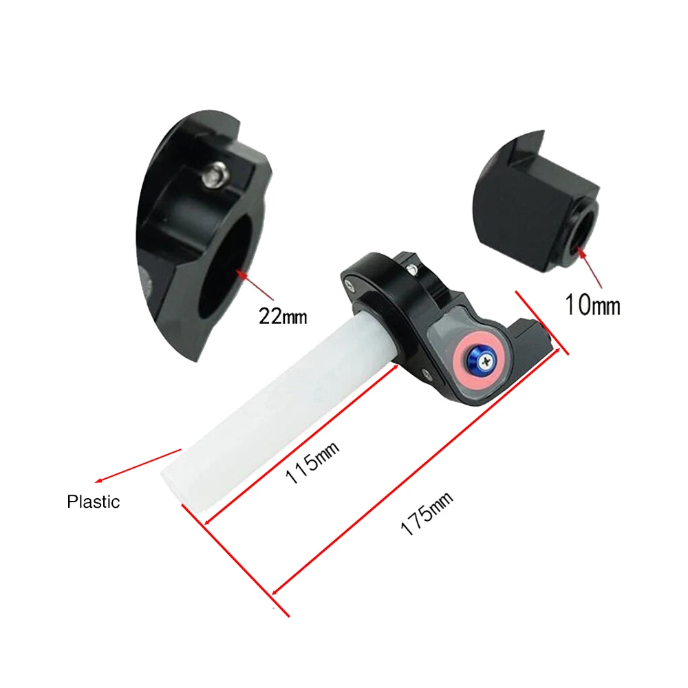 ZSDTRP 7/8 &quotмотоцикл поворотный рукоятка дроссельной заслонки + ТРОС ручки для