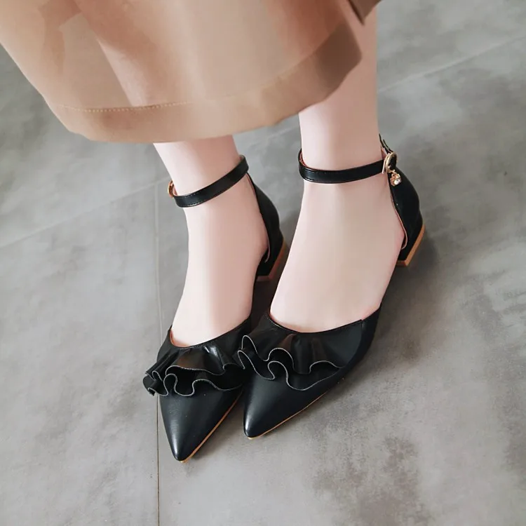 Сандалии женские на высоком каблуке босоножки с острым носком со складками