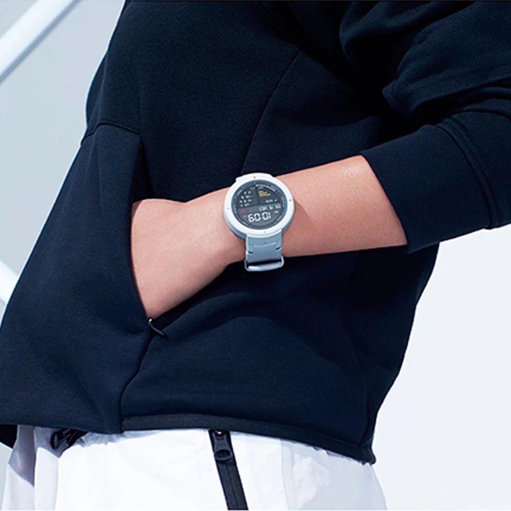 Оригинальные Смарт-часы Amazfit Verge 3, gps, умные часы, Bluetooth 4,2, ответ на вызов, IP68, водонепроницаемый монитор сердечного ритма, английская версия