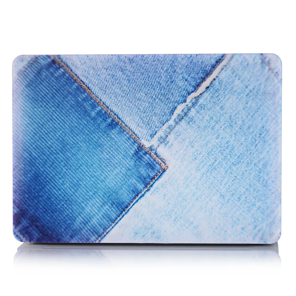 Чехол для ноутбука с принтом джинсового рисунка Macbook Air 11 Pro 12 13 15 чехол Mac 3 retina Touch