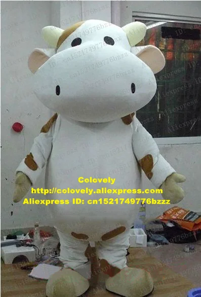 Костюм-талисман озорной розовой молочной коровы костюм молочного скота для