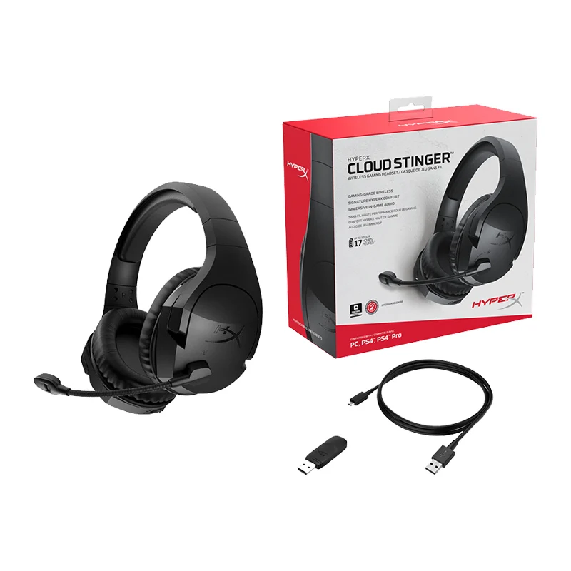 Беспроводная игровая гарнитура Kingston HyperX Cloud Stinger с микрофоном для PS4 и