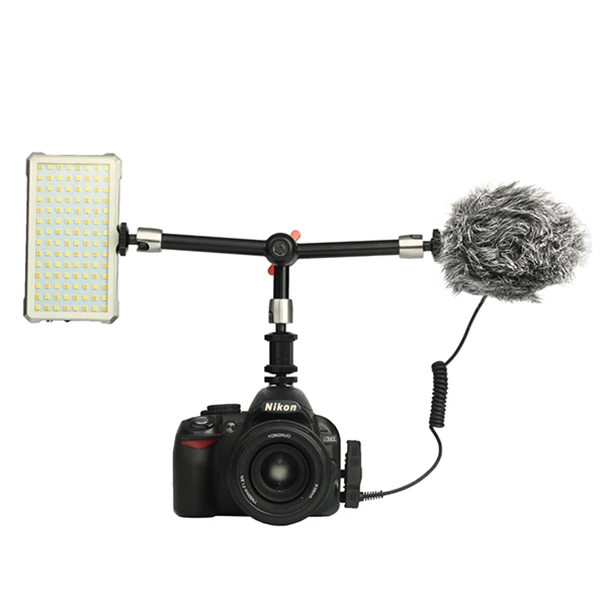 3-WAY 11 inch Arm " /11" дюймов Magic Arm держатель камеры и большой супер зажим Регулируемый монитор камеры, светодиодный, светильник вспышки, сильная Волшебная рукоятка - Цвет: 3-WAY 11 inch Arm