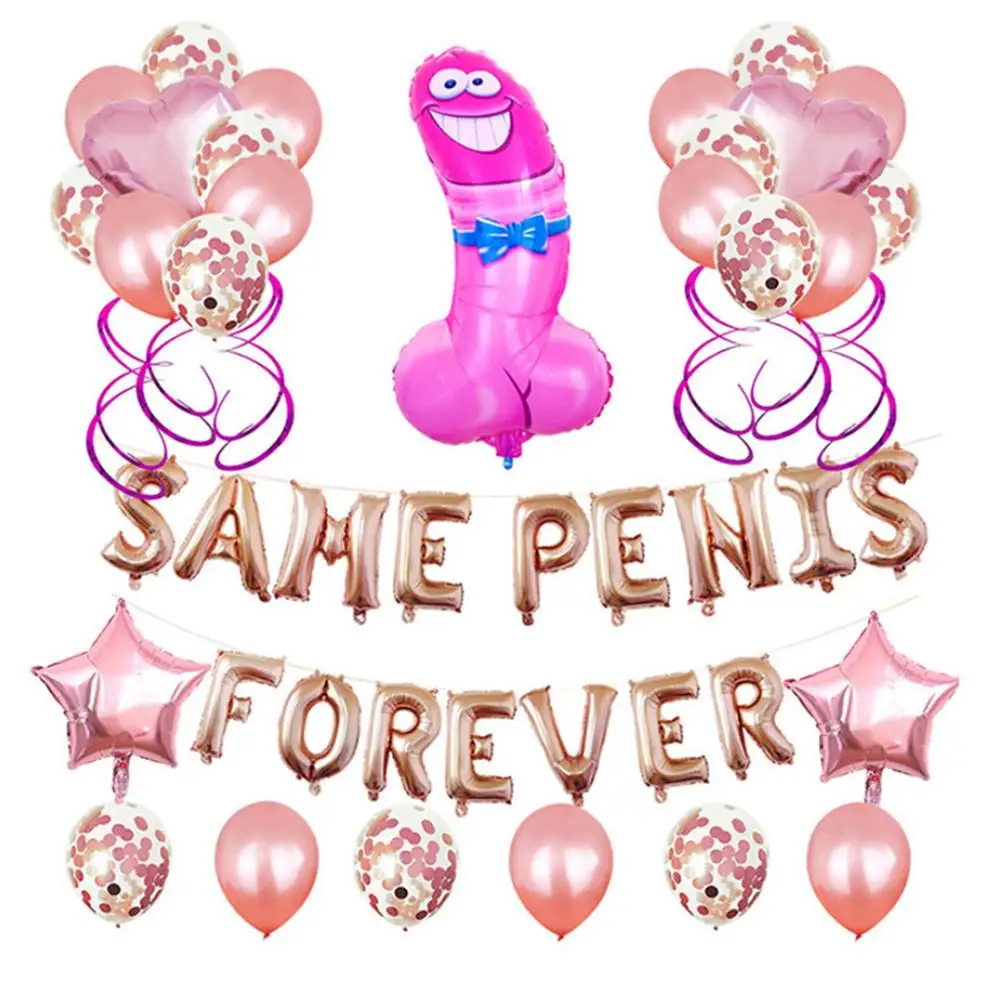 16 дюймов украшения для девичников комплект тот же P стойкий баннер знак ткани