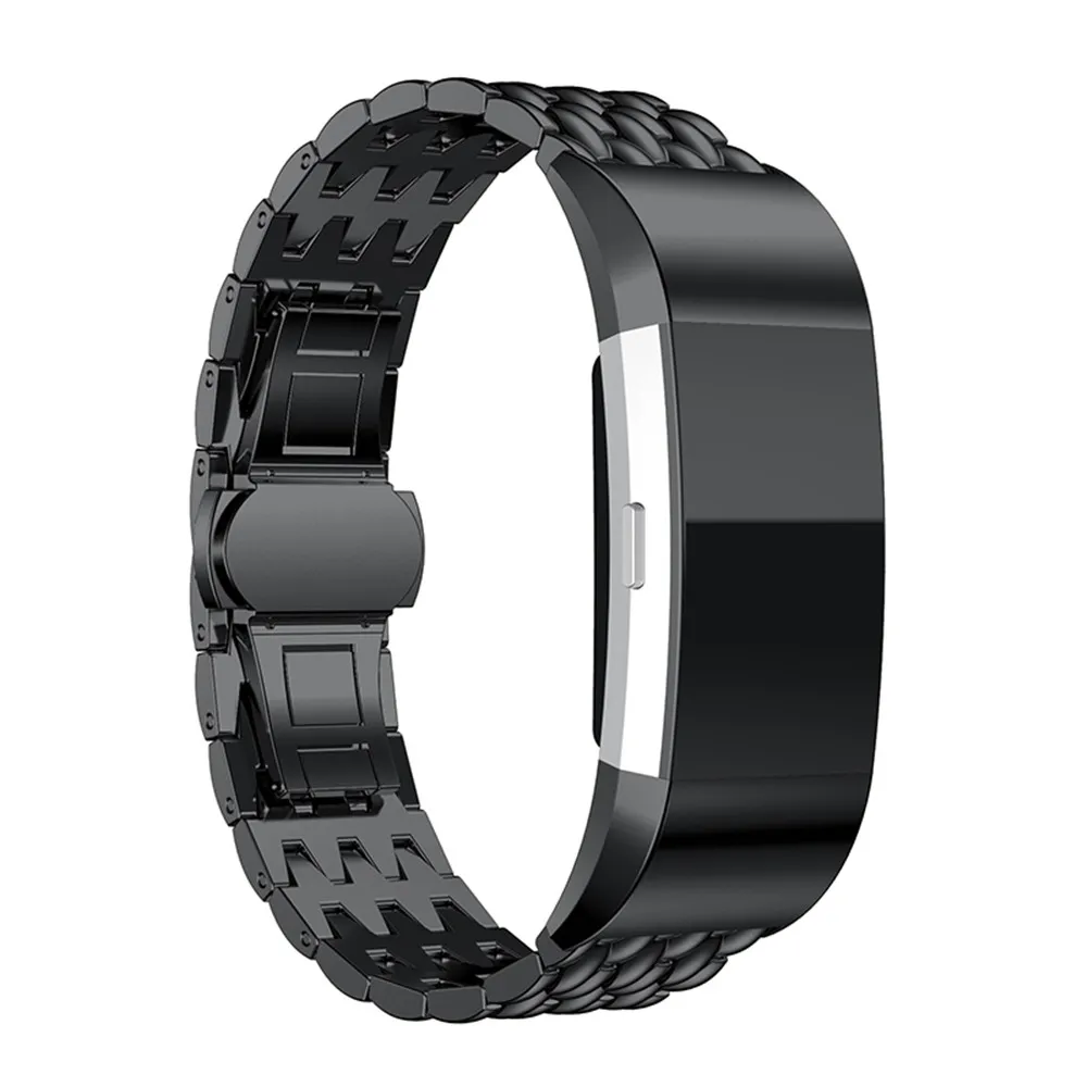 Сменный металлический браслет для Fitbit Charge 2, ремешок из нержавеющей стали, браслет для Fitbit Charge 2, ремешок, Смарт-часы, браслет