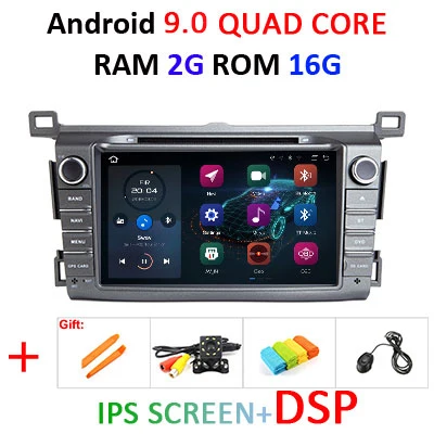 9.0 2G 16G IPS DSP " DSP ips 4G ram Android 9,0 4G 64G Автомобильный gps для Toyota RAV4 2013 dvd-плеер Мультимедиа Навигация Радио стерео - Цвет: 9.0 2G 16G IPS DSP