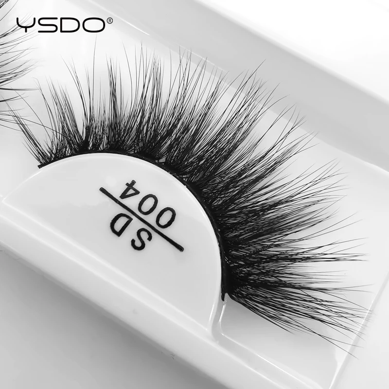 Ресницы Накладные YSDO объемом 25 мм 3d норковые полоски для макияжа натуральные