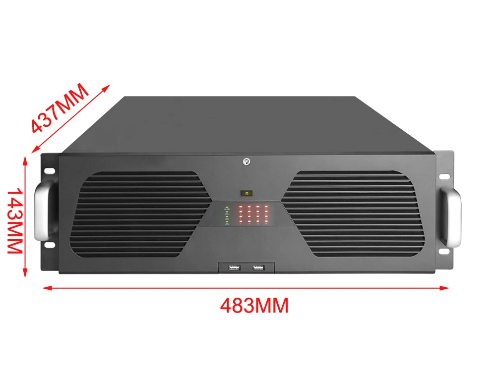 Сетевой видеорегистратор 128 каналов поддержка 4K/5MP/3MP/1080P/720P/D1 16HDD с 2 портами SATA NVR