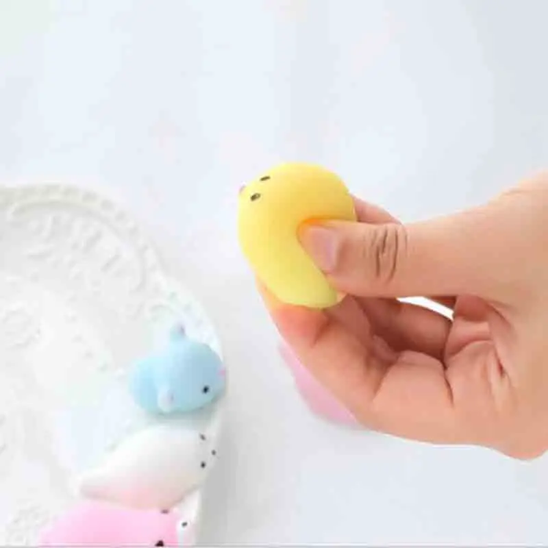 Красочные милые животные ручной сжимание рук Непоседа игрушки сжимаемые мини