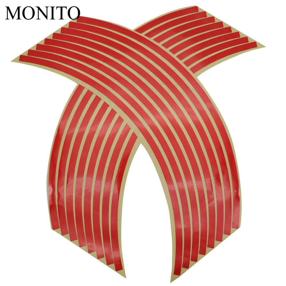 2019 горячие колеса мотоцикла стикеры Мотокросс Светоотражающая наклейка на обод