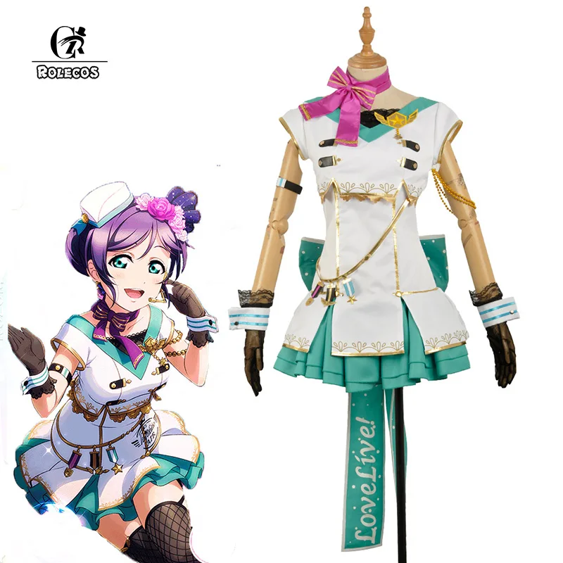 ROLECOS аниме Love Live Sky Awakening Card карнавальный костюм Nozomi Tojo платье для косплея женское