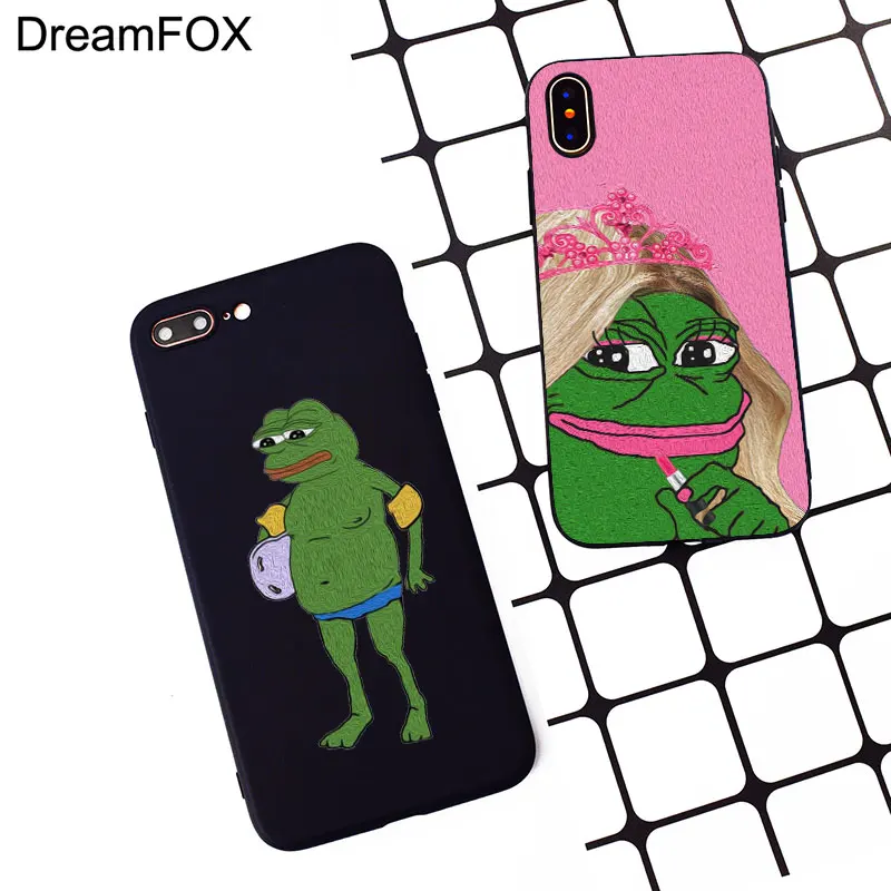 M276 Pepe Memes Sad Frog Черный Мягкий ТПУ силиконовый чехол для Apple iPhone 11 Pro XR XS Max X 8 7 6 6S Plus 5 5S