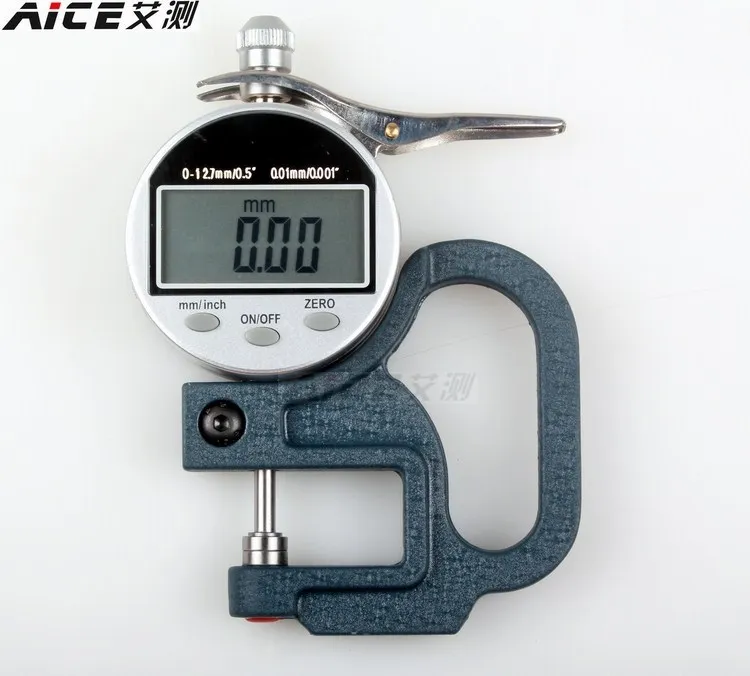 

The new silver digital thickness gauge / thickness / thickness meter precision 0.01mm paper cloth leather