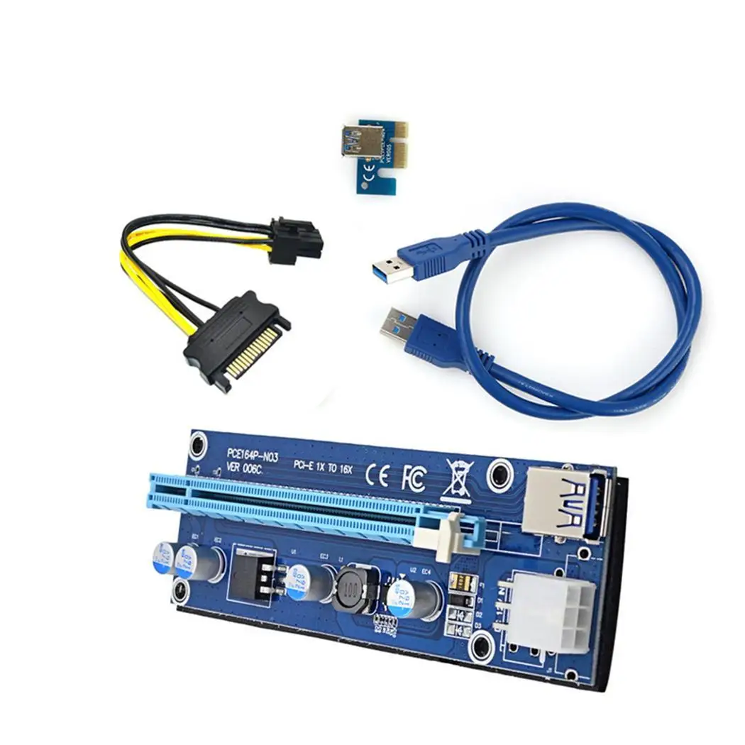 Новая переходная карта pci e USB 3 0 удлинитель кабель Шнур питания графика Майнинг PCIE