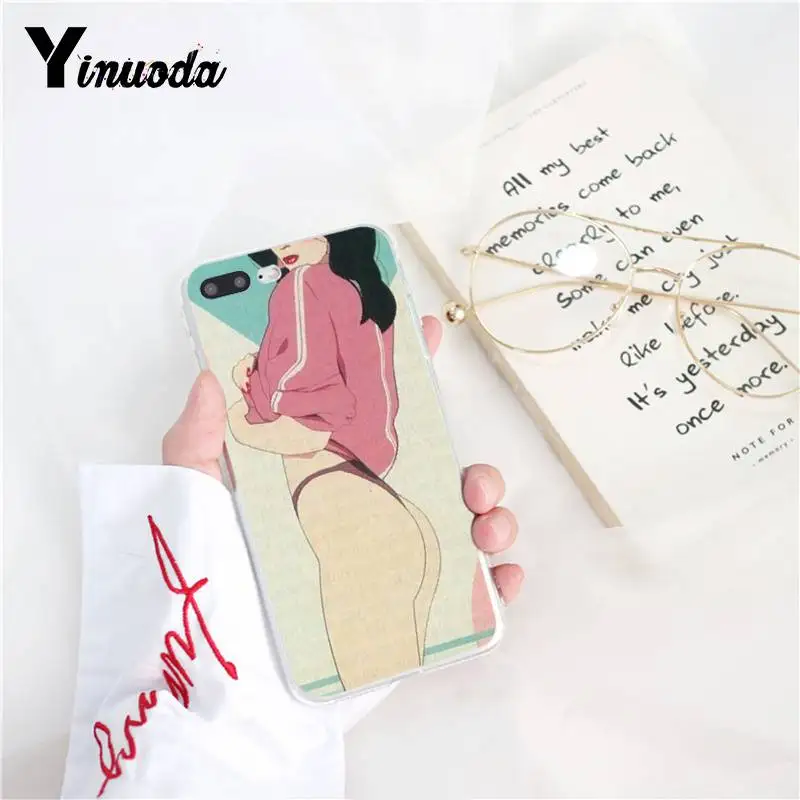 Yinuoda сексуальный летний Мягкий силиконовый чехол для телефона iPhone 8 7 6 6S Plus X XS MAX 5 5S