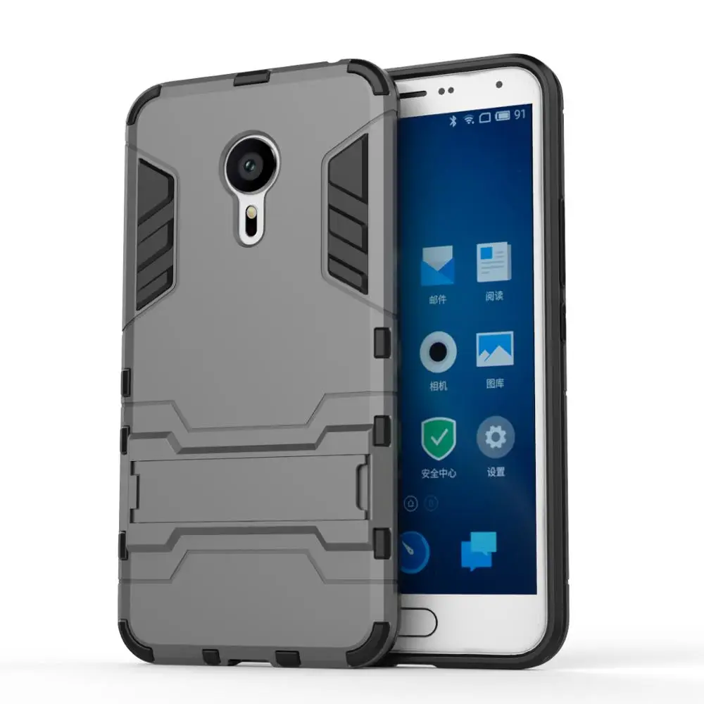 Для Meizu MX5 Случае M575M M575U Тонкий Противоударный Чехол Телефона робот Броня