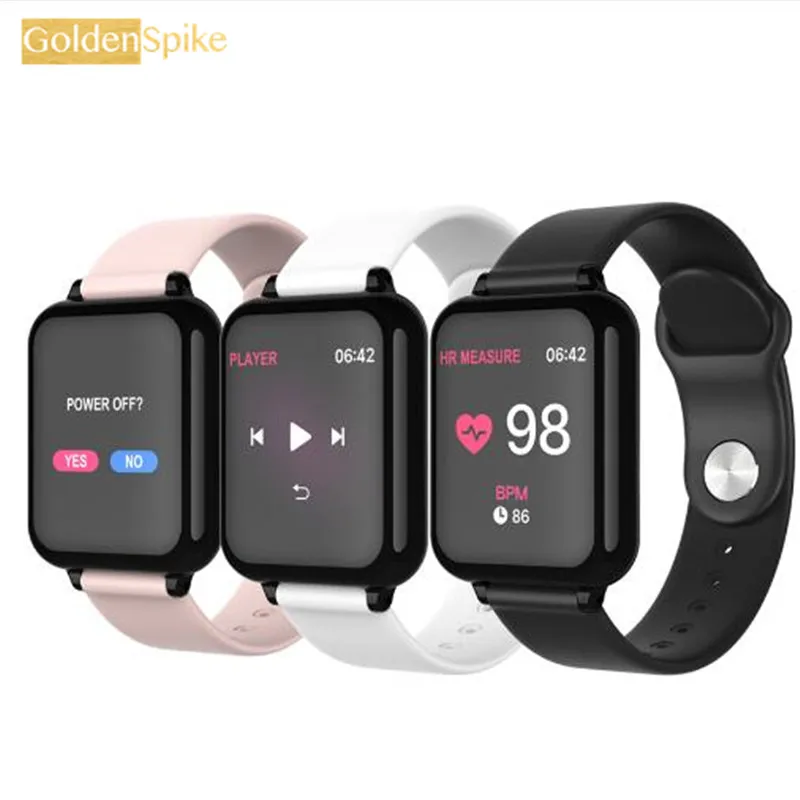 Стандартный спортивные функции Bluetooth Smart band B37 монитор сердечного ритма часы для