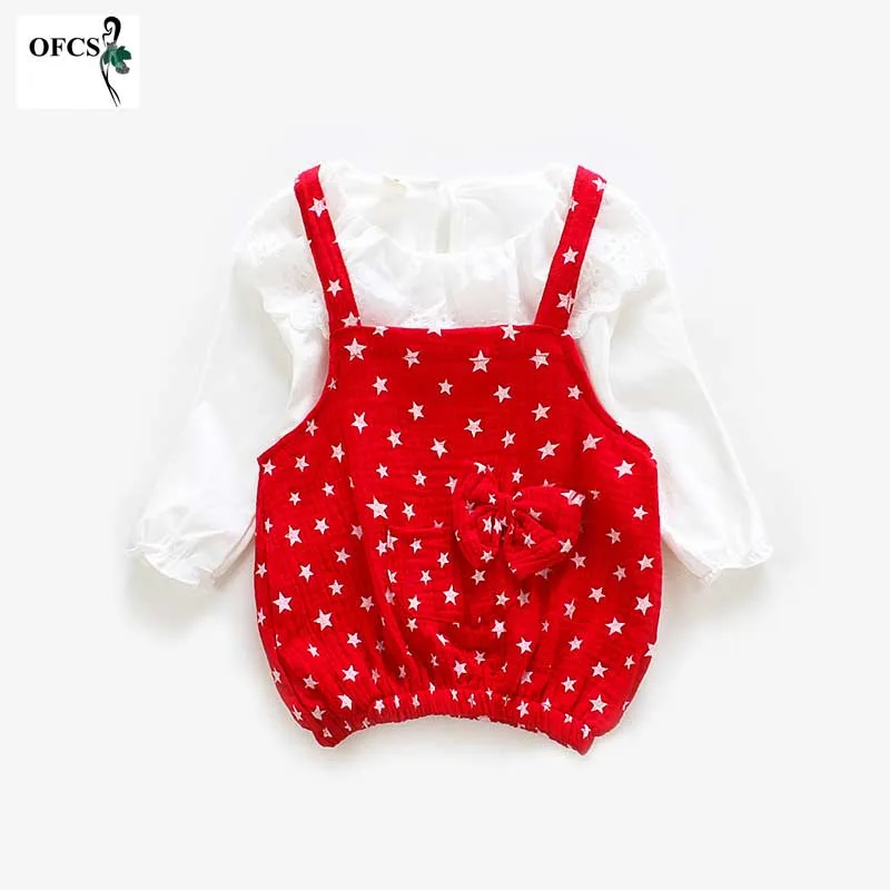 Детский летний комплект из 2 предметов белая футболка с длинным рукавом для