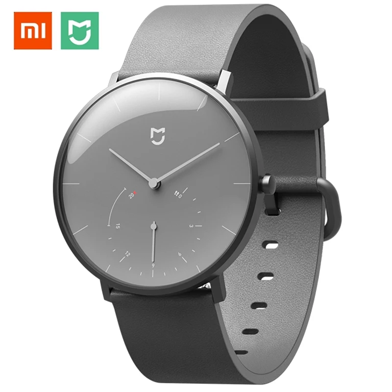 Оригинальные кварцевые часы Xiaomi Mijia с двойным циферблатом, водонепроницаемые умные часы с интеллектуальным напоминанием, Bluetooth 4,0 для Android IOS