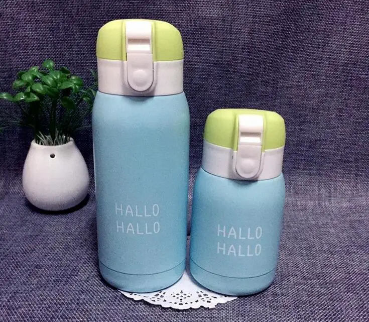 180/350 мл мини термос чашка красочная нержавеющая сталь бутылка вакуумная колба