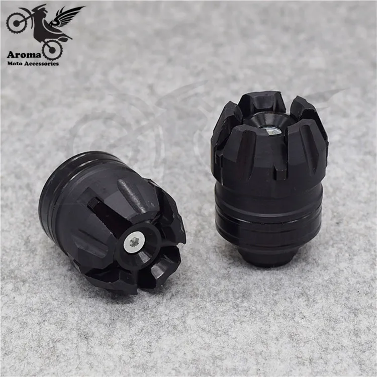 2 black Красочные Запчасти для скутеров, аксессуары для колеса в мотокроссе anticaida moto rbike Crash Pad moto rcycle frame Slider moto - Цвет: 2 black