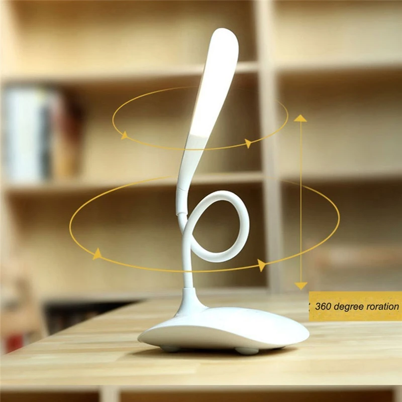 LED Table Lamp USB Working Flexible Desk Light 3Models Eyes Protection Book-Reading Luminaire Office Home Decor | Лампы и освещение