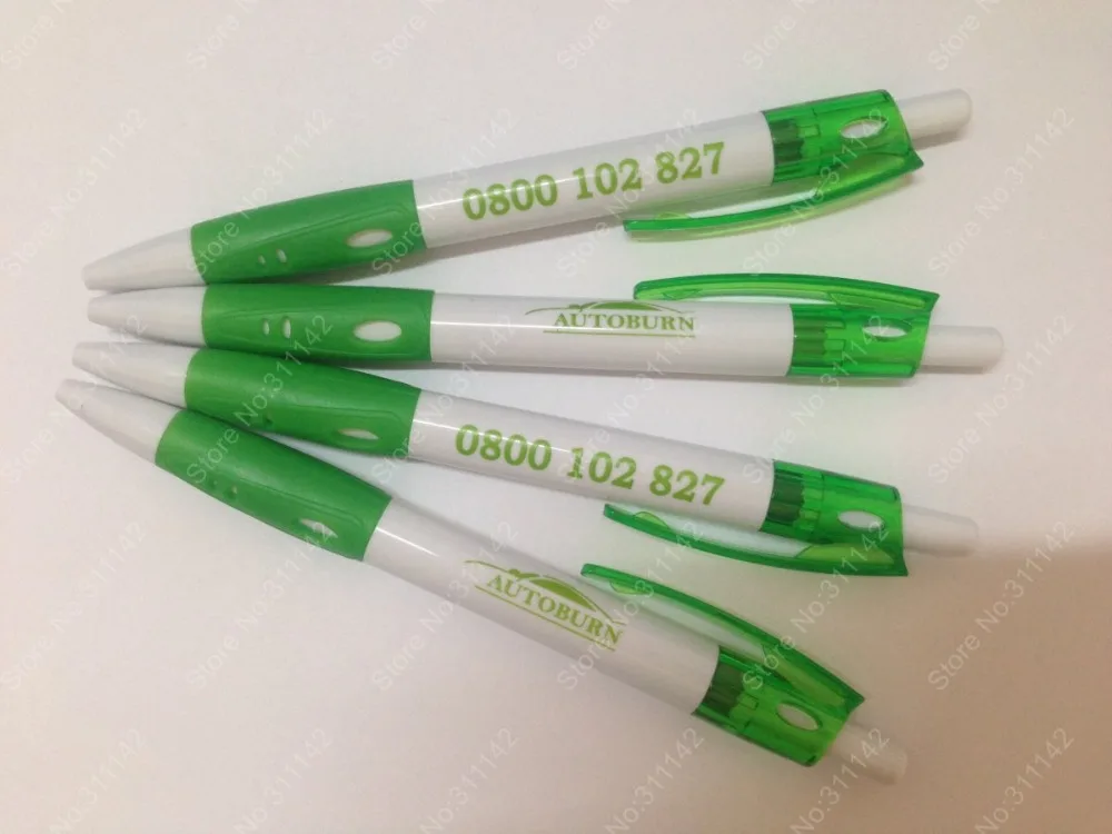 Дешевая цена Персональный Логотип Печатная рекламная пластиковая шариковая