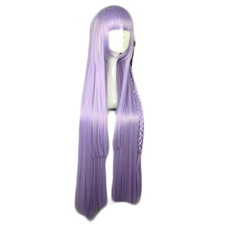 Danganronpa Dangan Ronpa Kirigiri kiuko полный комплект Косплей Костюм Униформа куртка+ рубашка+ юбка+ галстук+ перчатки фиолетовый парик