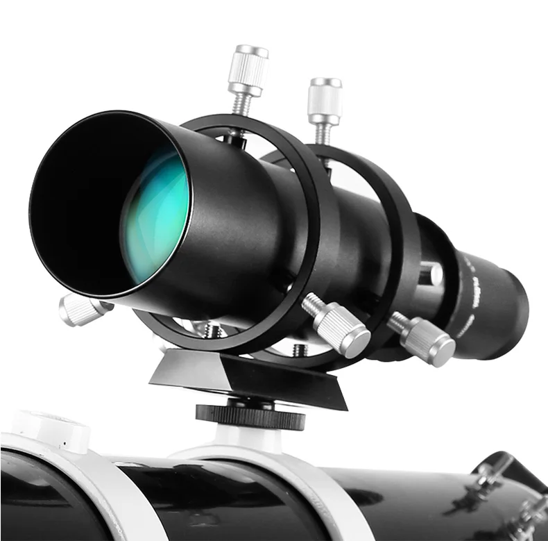 50 мм Deluxe Finder направляющая область полностью покрытая Guidescope Finder окуляр с кронштейном 1,2" двойной винтовой Focuser металлический винт