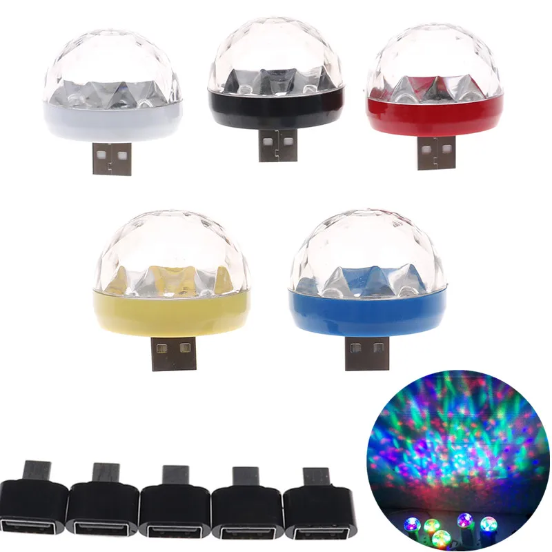 Музыкальный сценический светильник мини USB LED вечерние s шоу клуб дискотечный