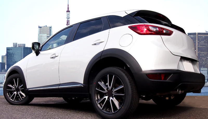 Хромированные ABS наружные нижние дверные молдинги 4 шт. для Mazda CX-3 CX3