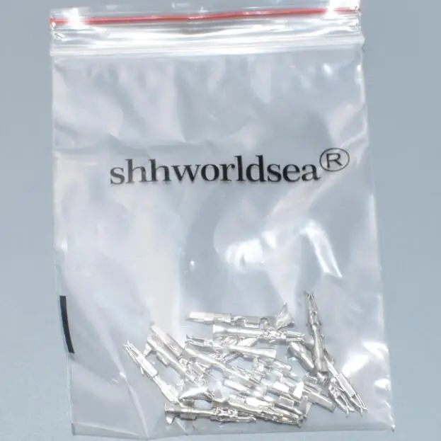 Shhworld Sea 25 набор = 100 шт 1,5 мм Мужские и женские уплотнения обжимные клеммные разъемы для автомобильные клеммы для VW audi, 17-20 AWG, 0,5~ 1 мм2