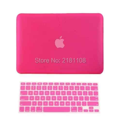 Прорезиненный Жесткий чехол 2 в 1 для Macbook белый 13 дюймов A1342 с бесплатным подарком