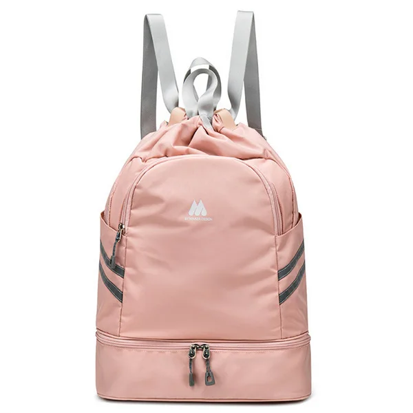 Pink B3 Backpack Водонепроницаемый рюкзак со шнурком для студентов, большая емкость, школьные сумки, упаковочные кубики для одежды, органайзер для путешествий, сумка, аксессуары, снаряжение - Цвет: Pink B3 Backpack